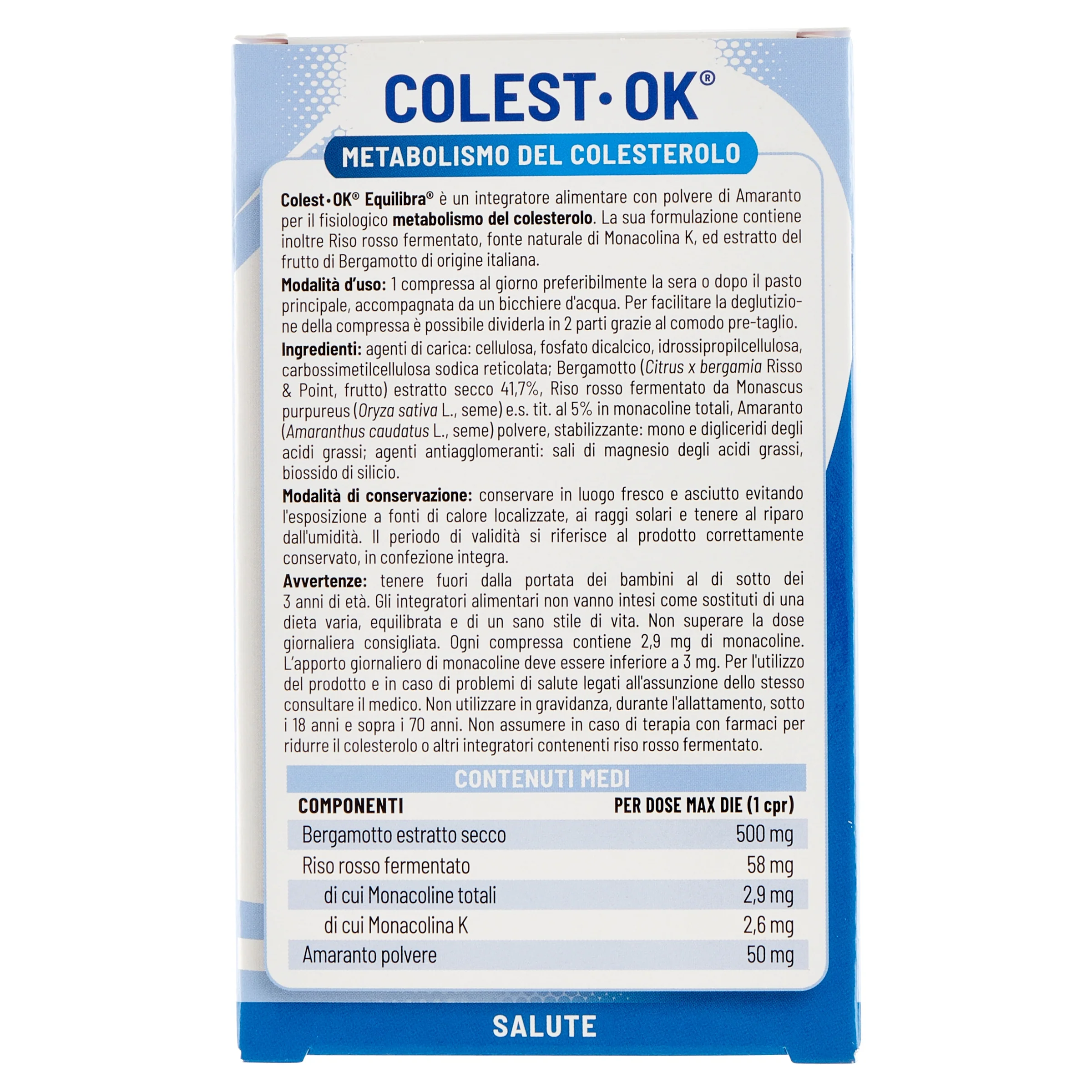 Colest-Ok - Integratore per il Metabolismo del Colesterolo - Image 6