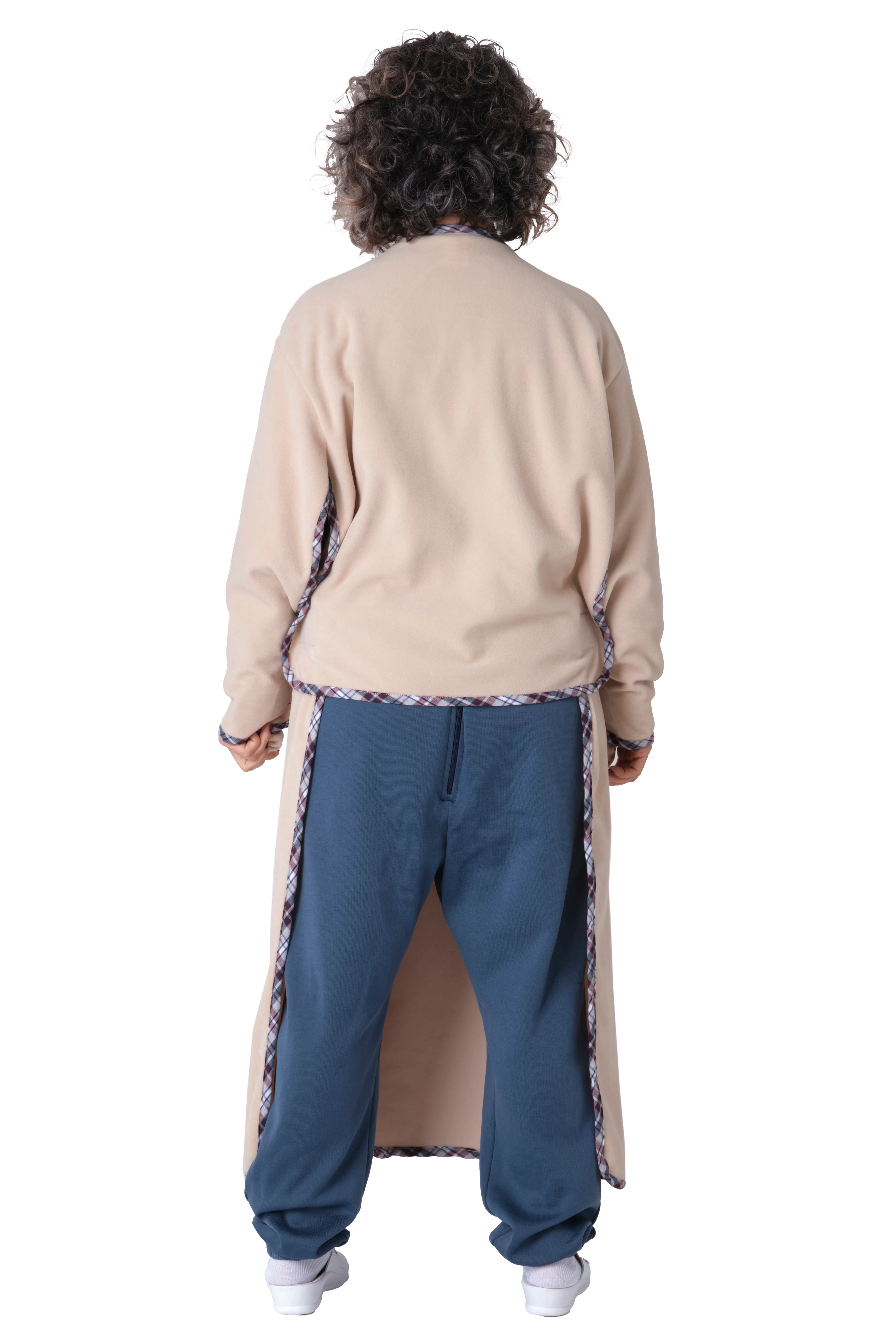 Mantella - Coperta Indossabile - Coperta in pile con maniche e tasche - Unisex Autunno/Inverno multifunzione - comfort, praticità e sicurezza - Image 11