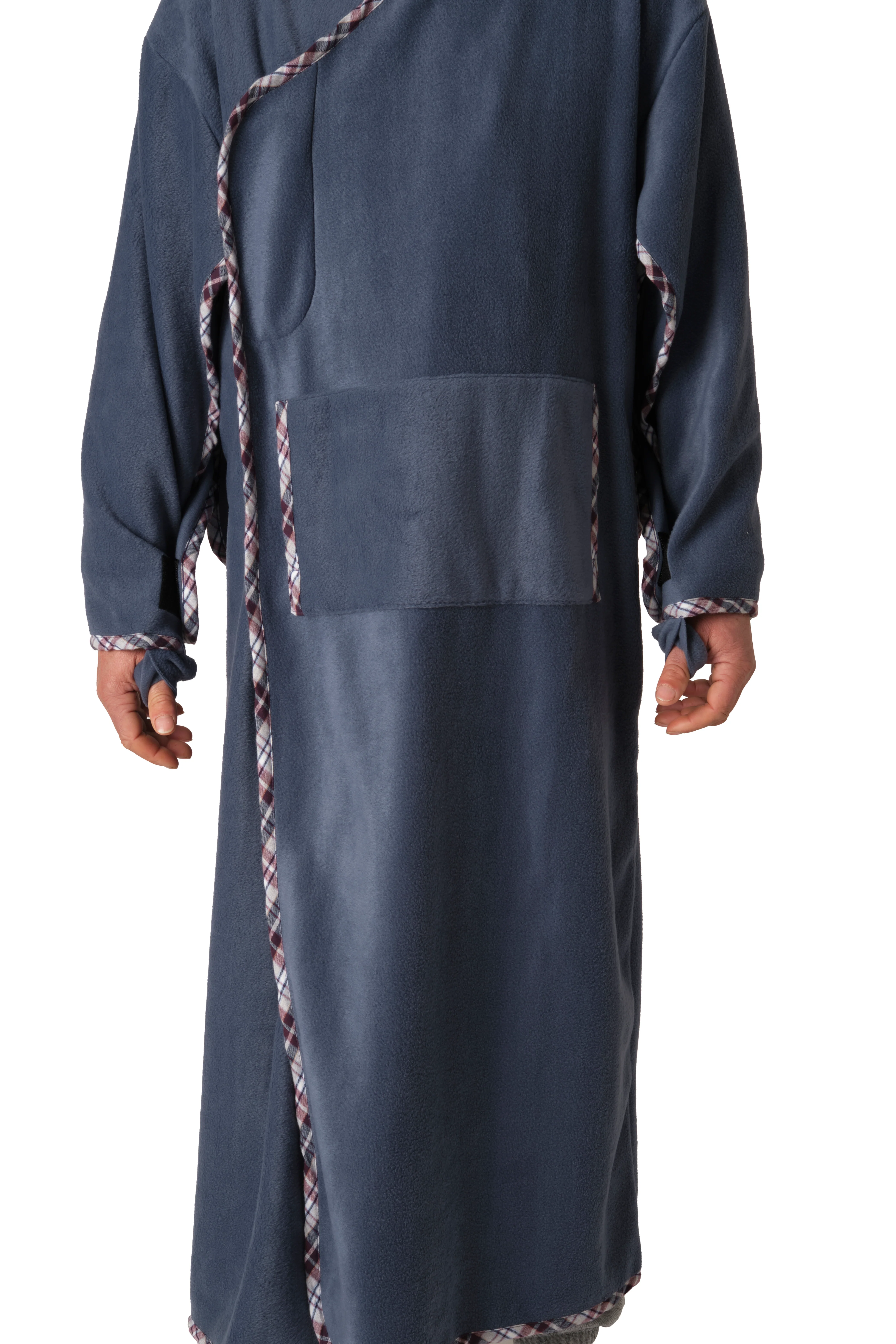 Mantella - Coperta Indossabile - Coperta in pile con maniche e tasche - Unisex Autunno/Inverno multifunzione - comfort, praticità e sicurezza - Image 19