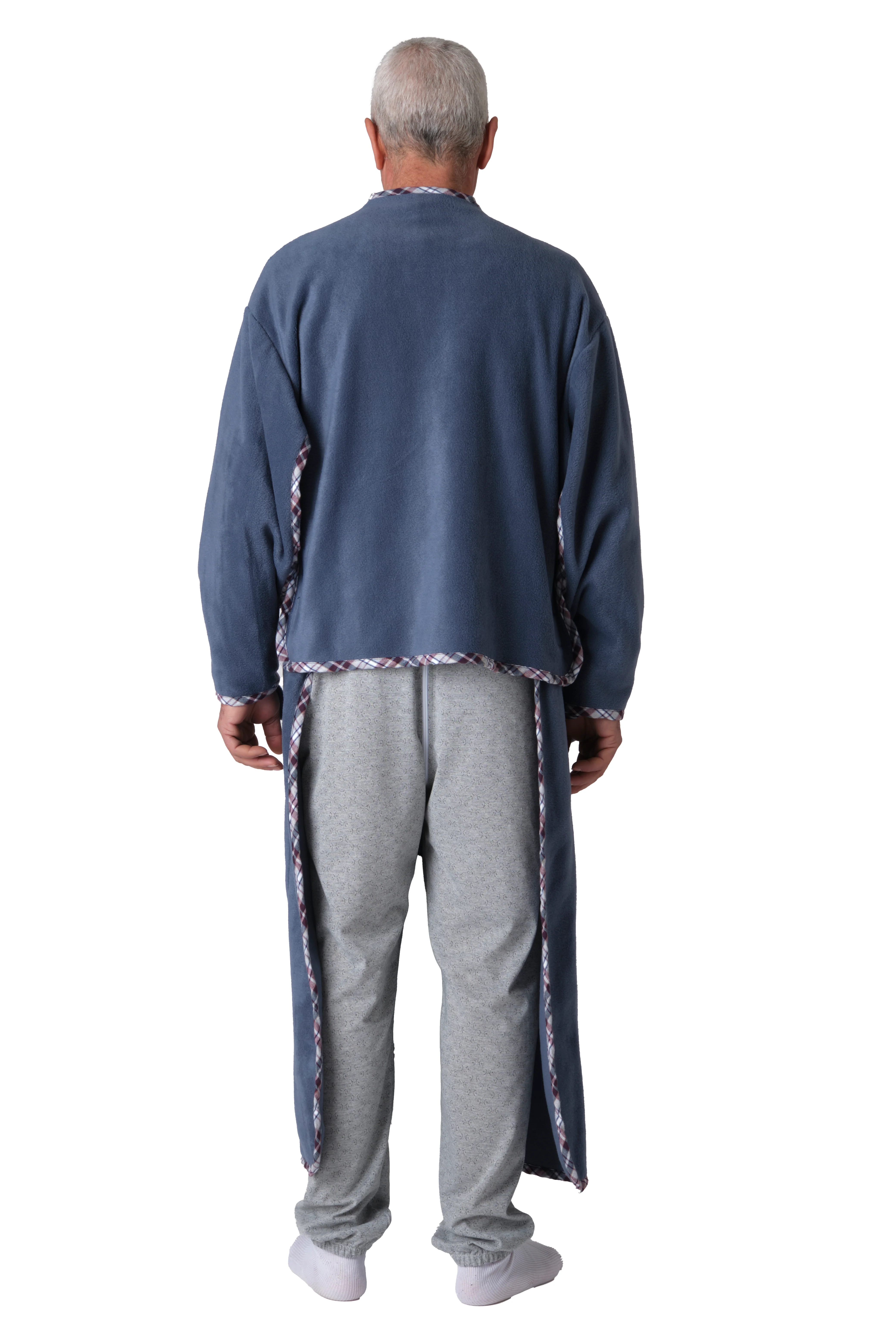Mantella - Coperta Indossabile - Coperta in pile con maniche e tasche - Unisex Autunno/Inverno multifunzione - comfort, praticità e sicurezza - Image 3