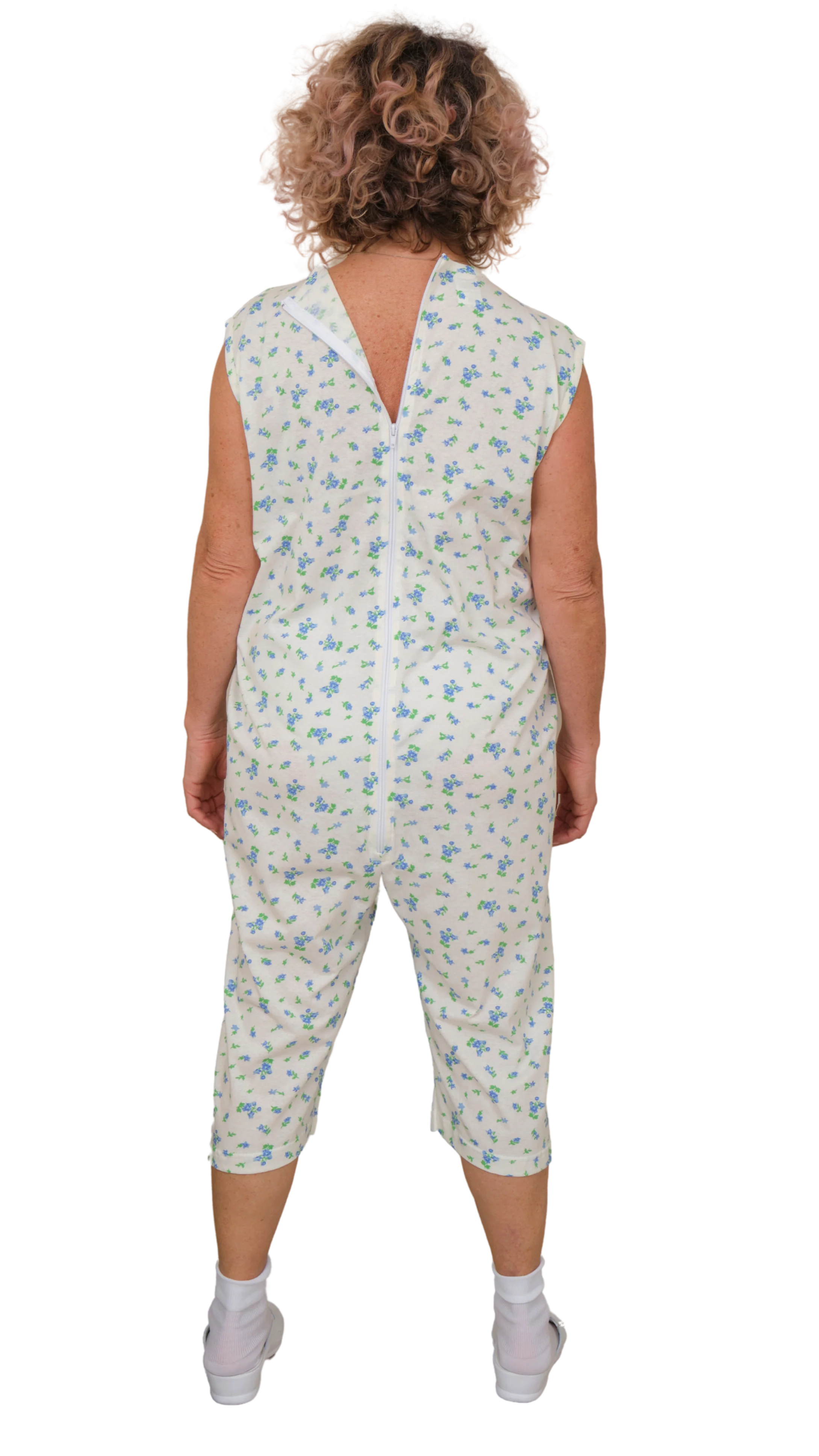 Pigiama Sanitario estivo smanicato pantalone corto 100% cotone - 9012/7 - Image 6