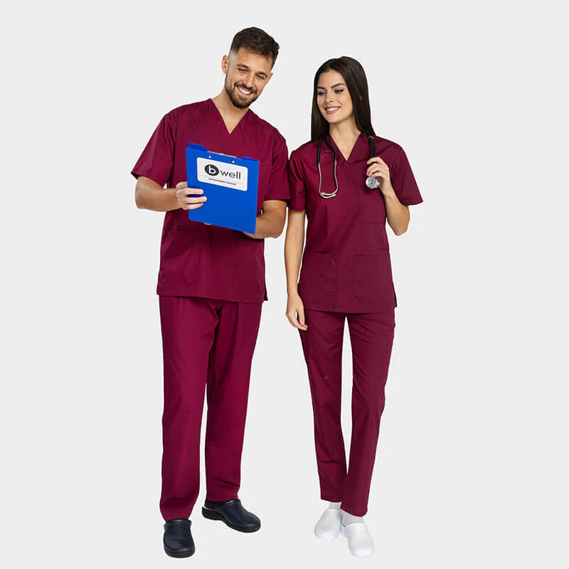 Divisa Sanitaria Collo a V Unisex - Casacca e Pantaloni Set Completo OSS e Infermieri - Image 6