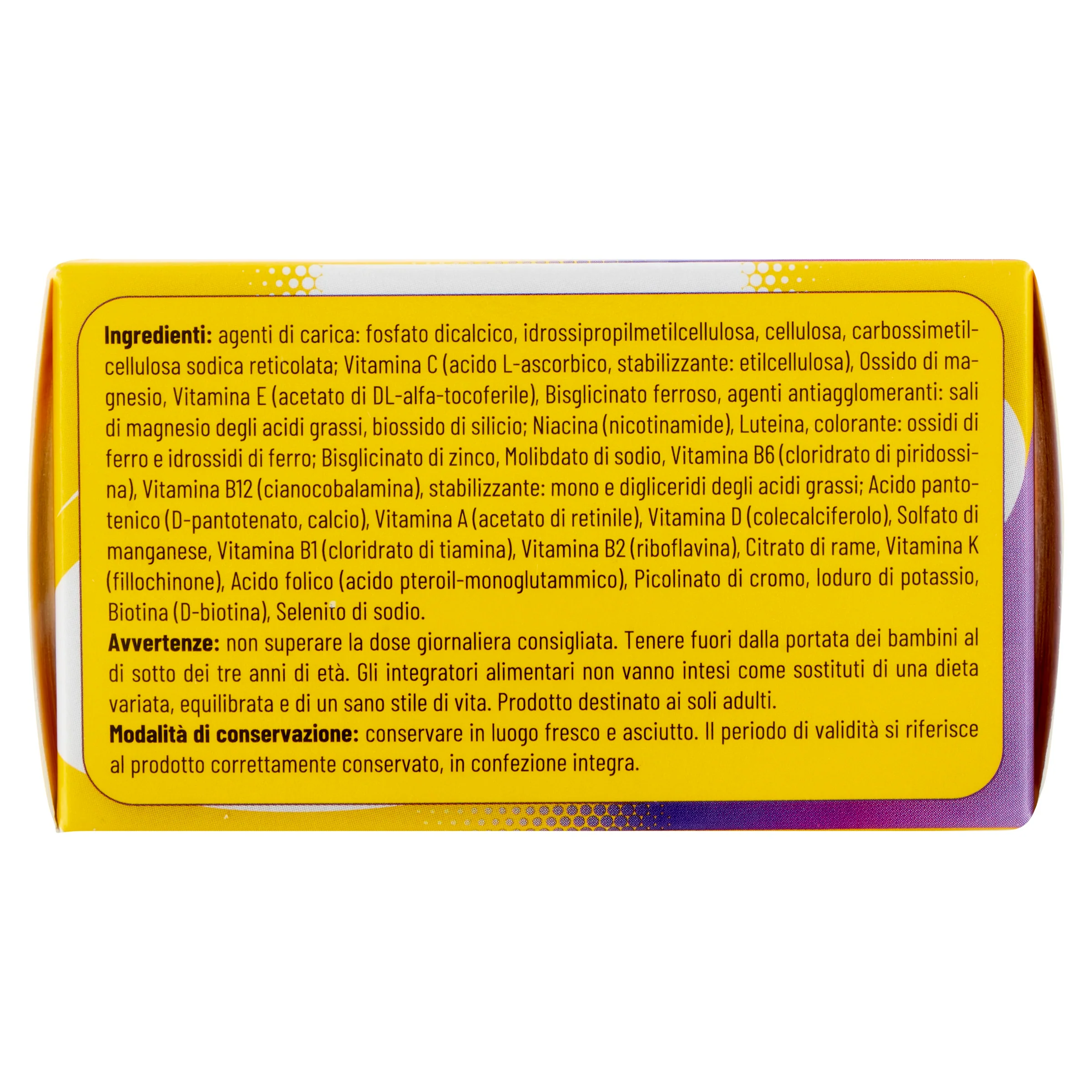 Multivitamine e Minerali 50+ - Integratore con 13 Vitamine e 11 Minerali Compresse triplo strato - Image 6