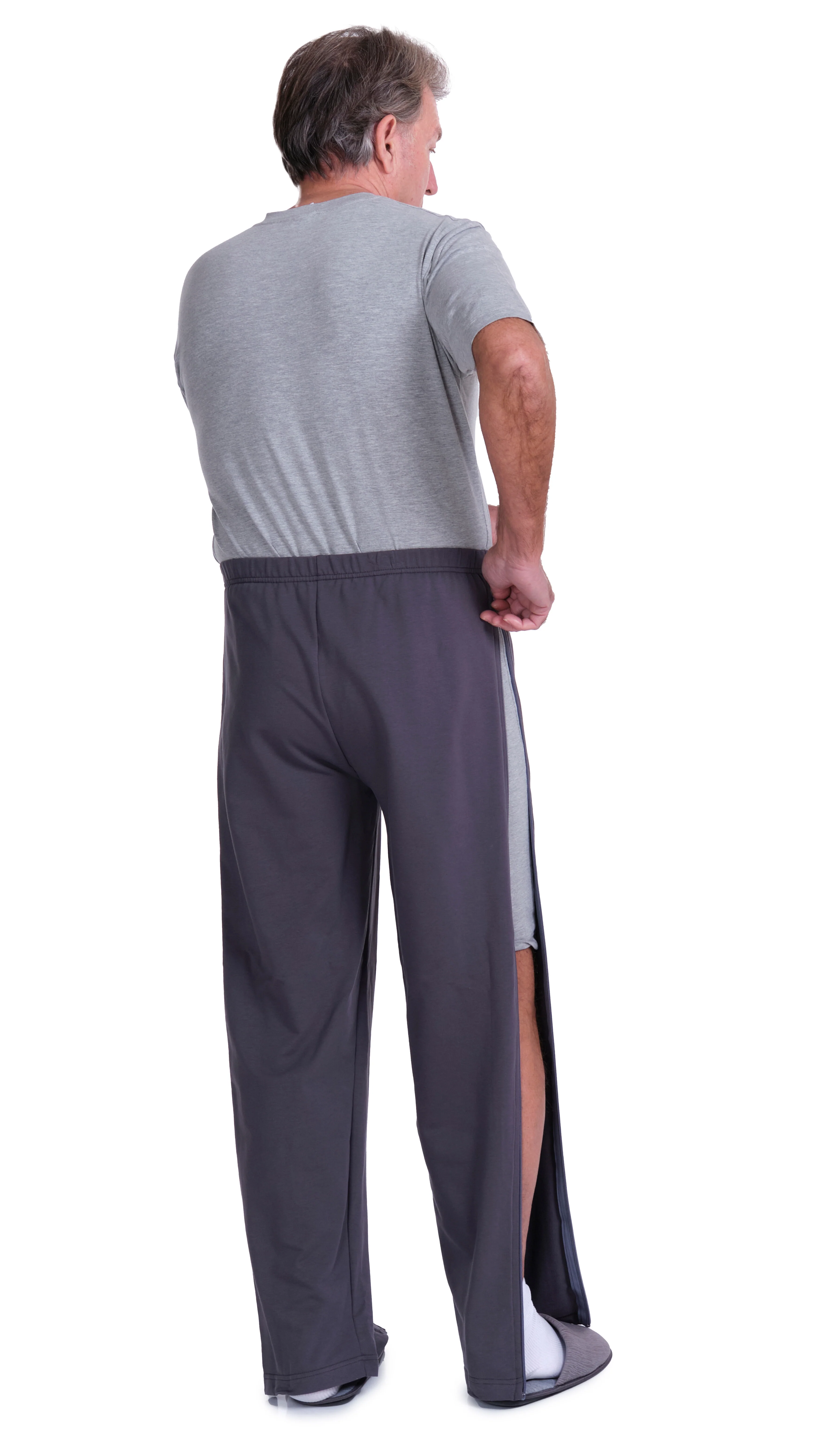 Pantalone Riabilitazione post operatoria con cerniere apribili ambo i lati - Morbidezza 9038 - Image 4