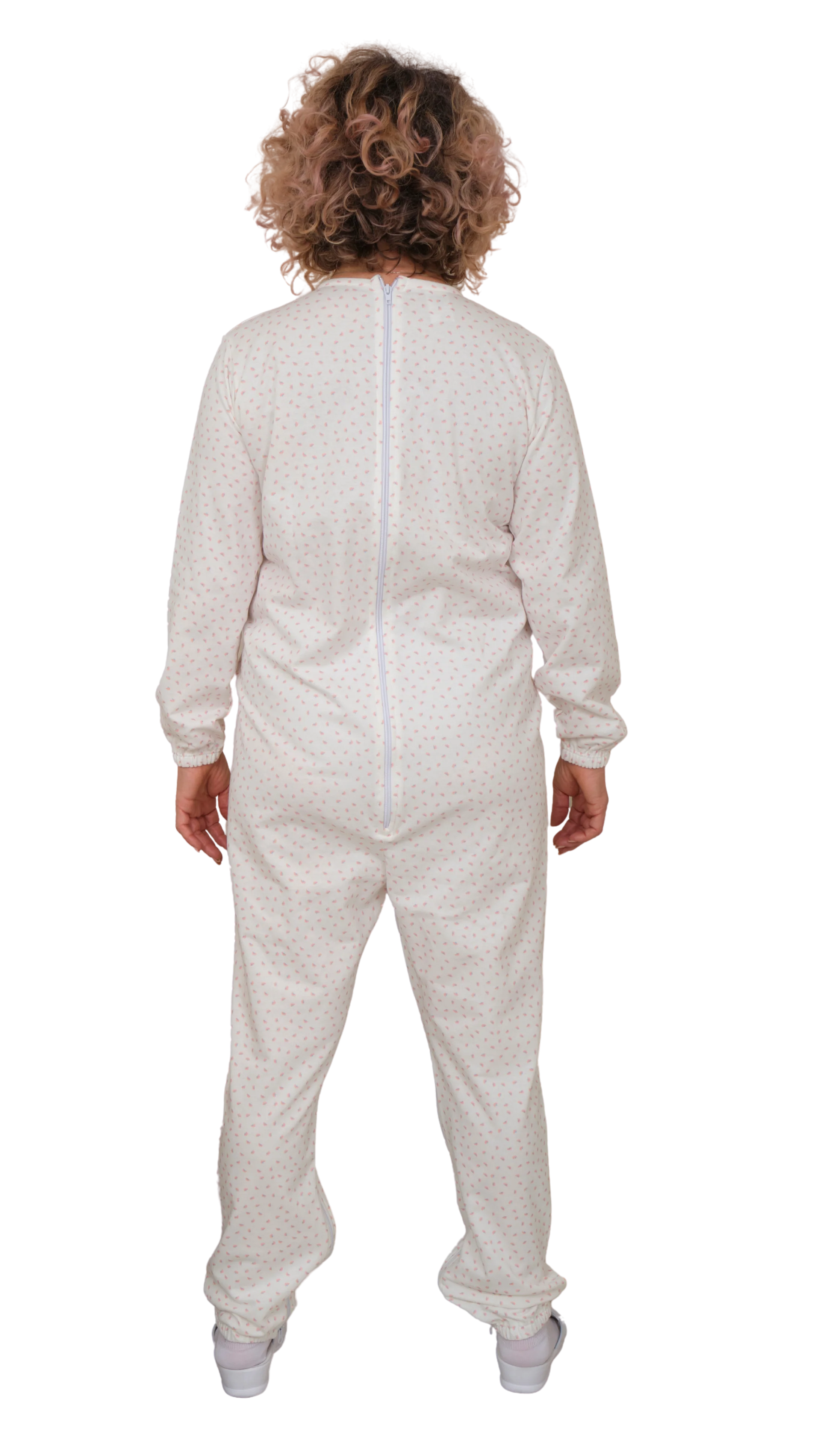 Pigiama Sanitario con cerniera interno gamba Felpato Invernale Unisex 100% cotone - 9012-F/2 - Image 10