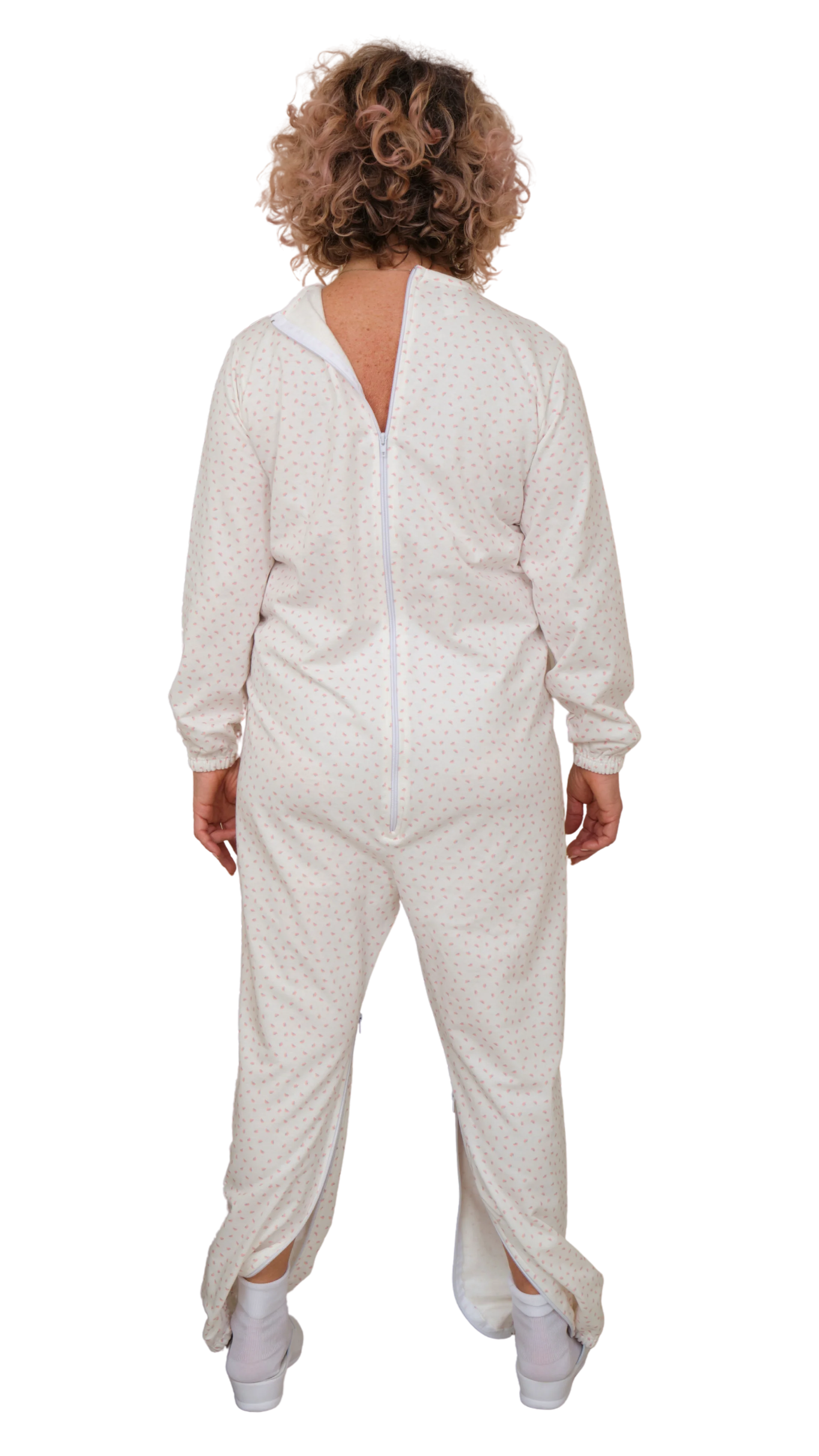 Pigiama Sanitario con cerniera interno gamba Felpato Invernale Unisex 100% cotone - 9012-F/2 - Image 9
