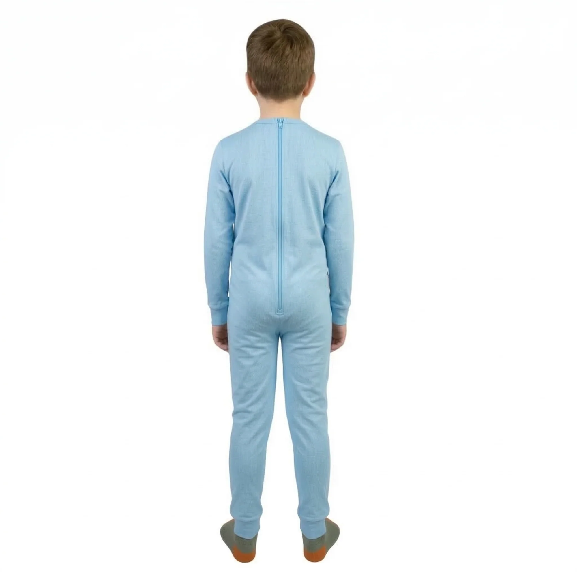 Pigiama sanitario a manica lunga pantalone lungo 1 zip Linea Bambino/a - 9028/1 - Image 3