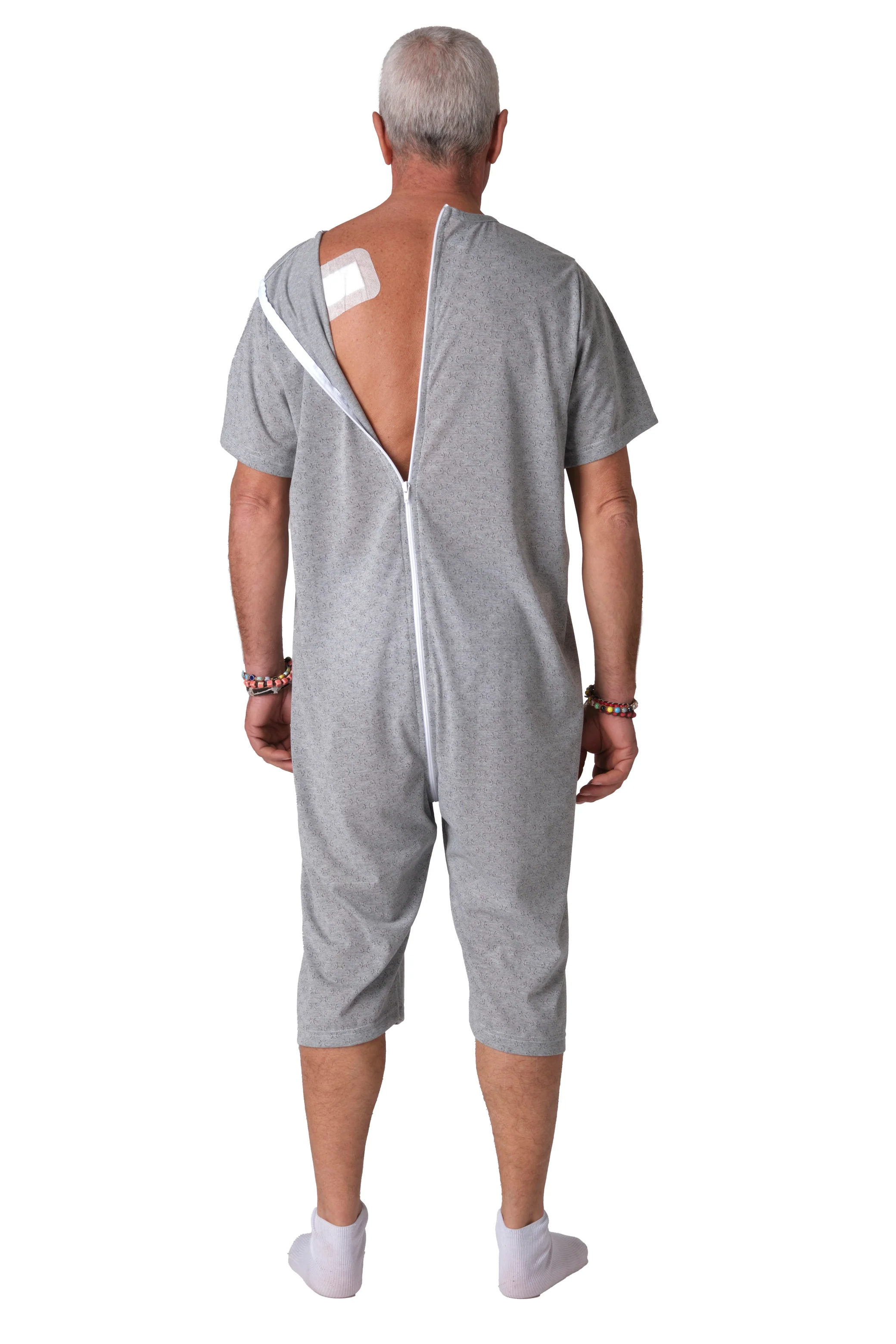 Pigiama Sanitario girocollo Antibatterico con zip continua - Protezione Antibatterica a Ioni d'Argento, DM 1 - 9020 MC PC - Image 9