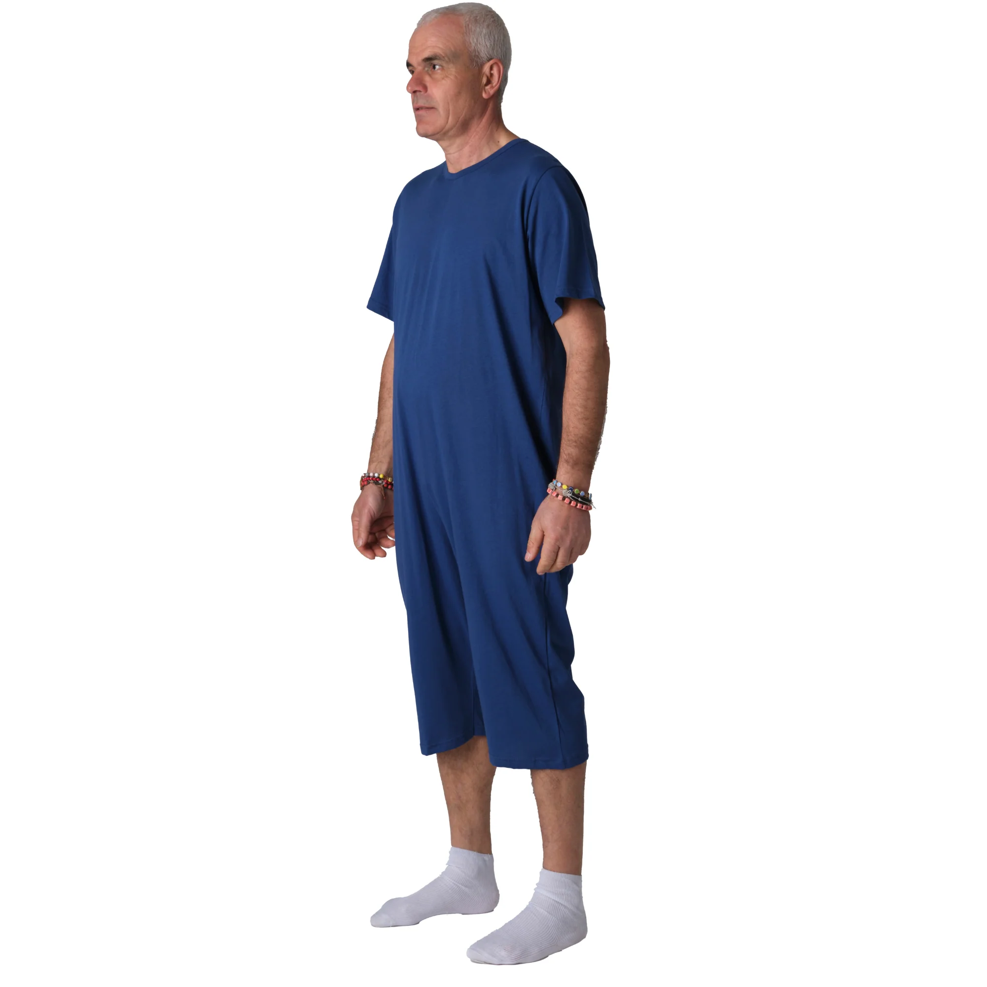 Pigiama Sanitario Girocollo in 100% Cotone Manica Corta e Pantalone Corto - 9015/5 MC PC - Image 10