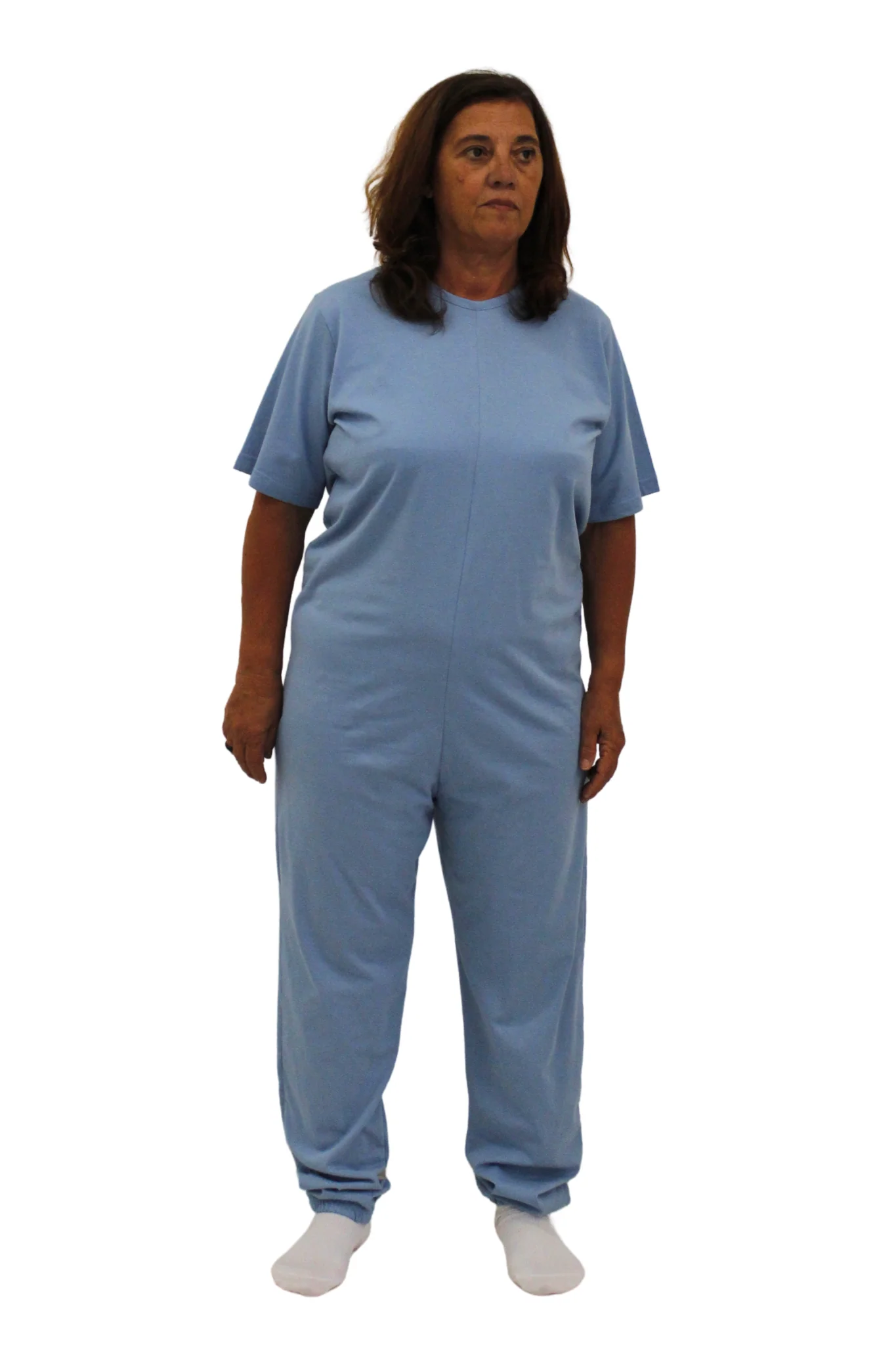 Pigiama Sanitario Girocollo in 100% Cotone Manica Corta e Pantalone Corto - 9015/5 MC PC - Image 11
