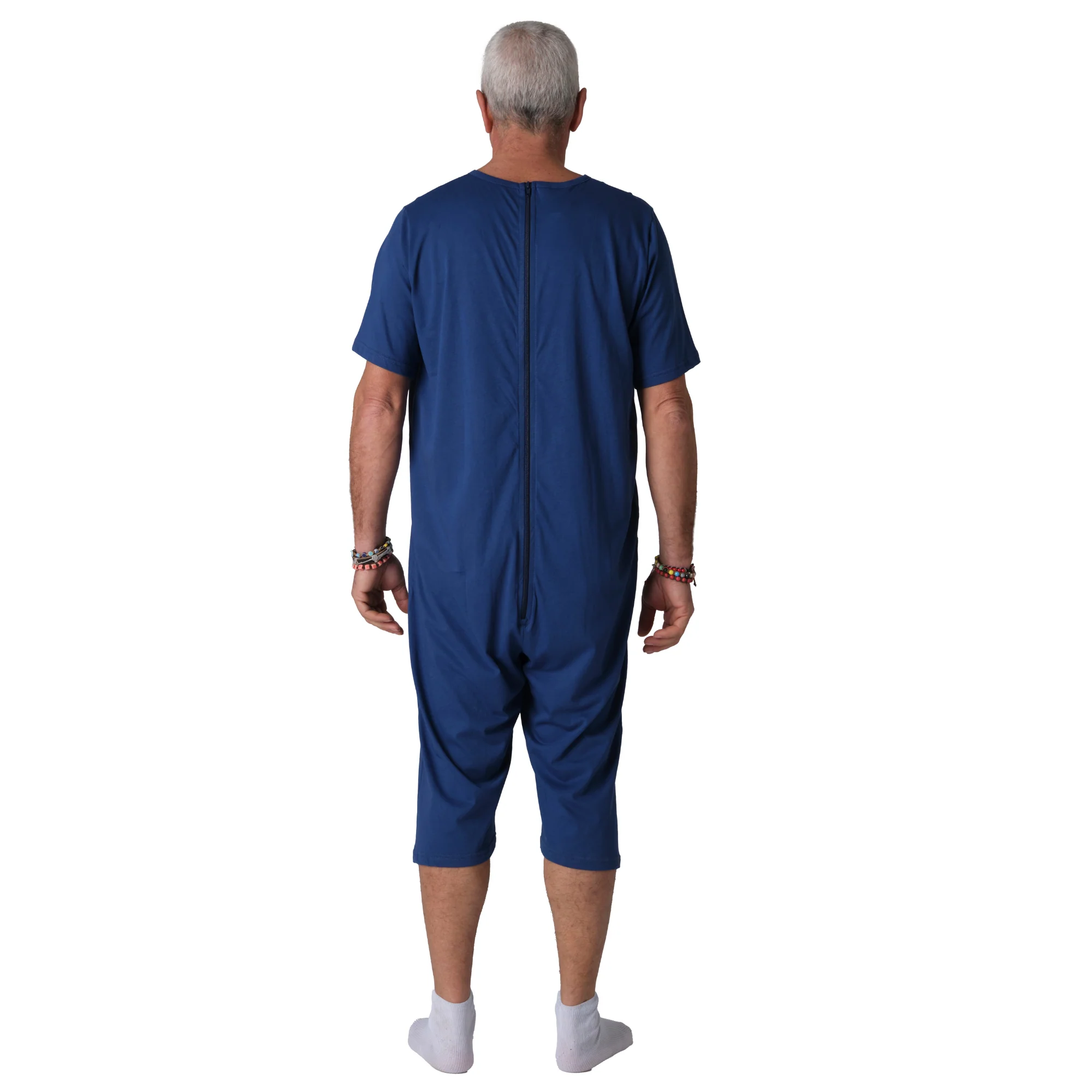 Pigiama Sanitario Girocollo in 100% Cotone Manica Corta e Pantalone Corto - 9015/5 MC PC - Image 7