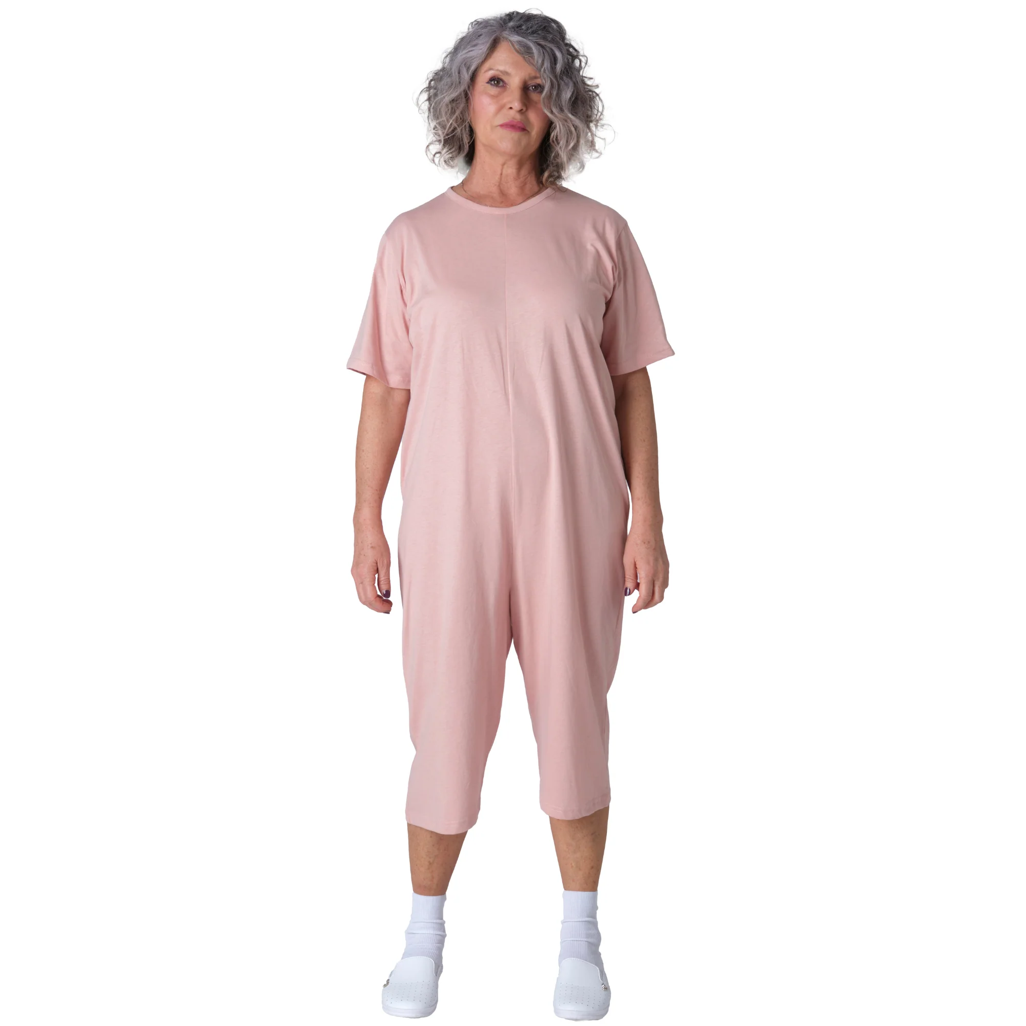 Pigiama Sanitario Girocollo in 100% Cotone Manica Corta e Pantalone Corto - 9015/5 MC PC - Image 9