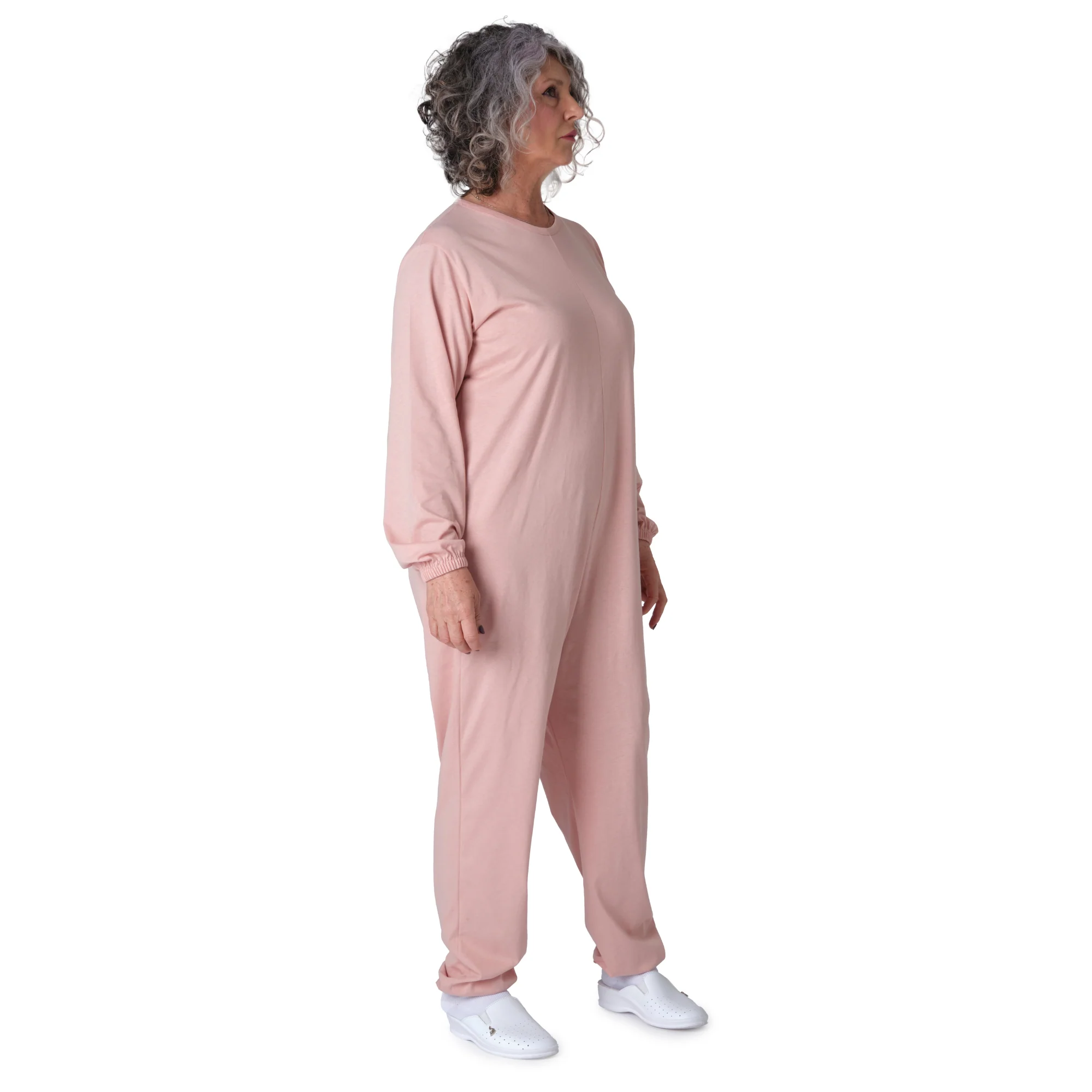 Pigiama Sanitario Girocollo Zip in 100% Cotone Manica Lunga e Pantalone Lungo - 9015/1 ML PL - Image 5
