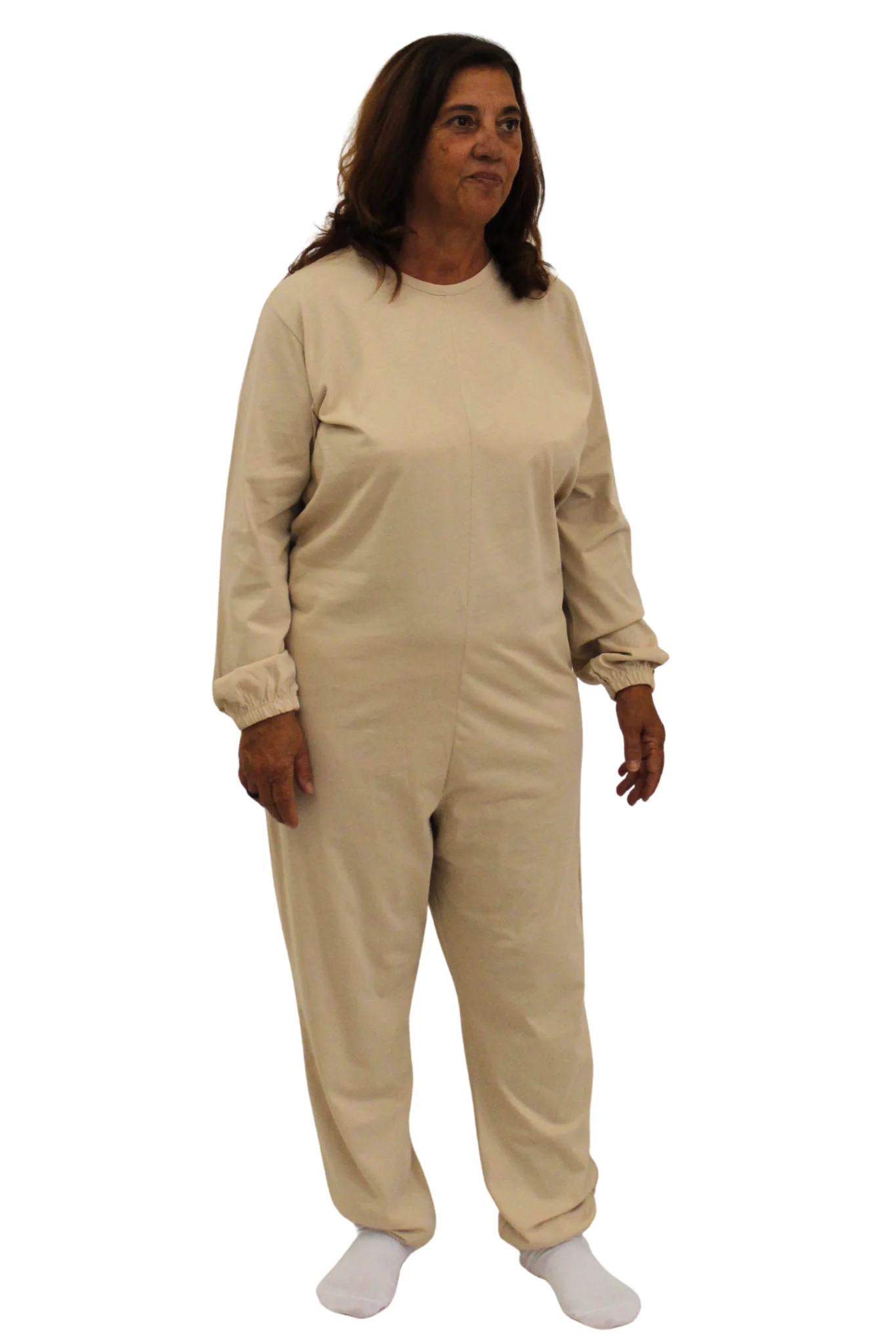 Pigiama Sanitario Girocollo Zip in 100% Cotone Manica Lunga e Pantalone Lungo - 9015/1 ML PL - Image 7
