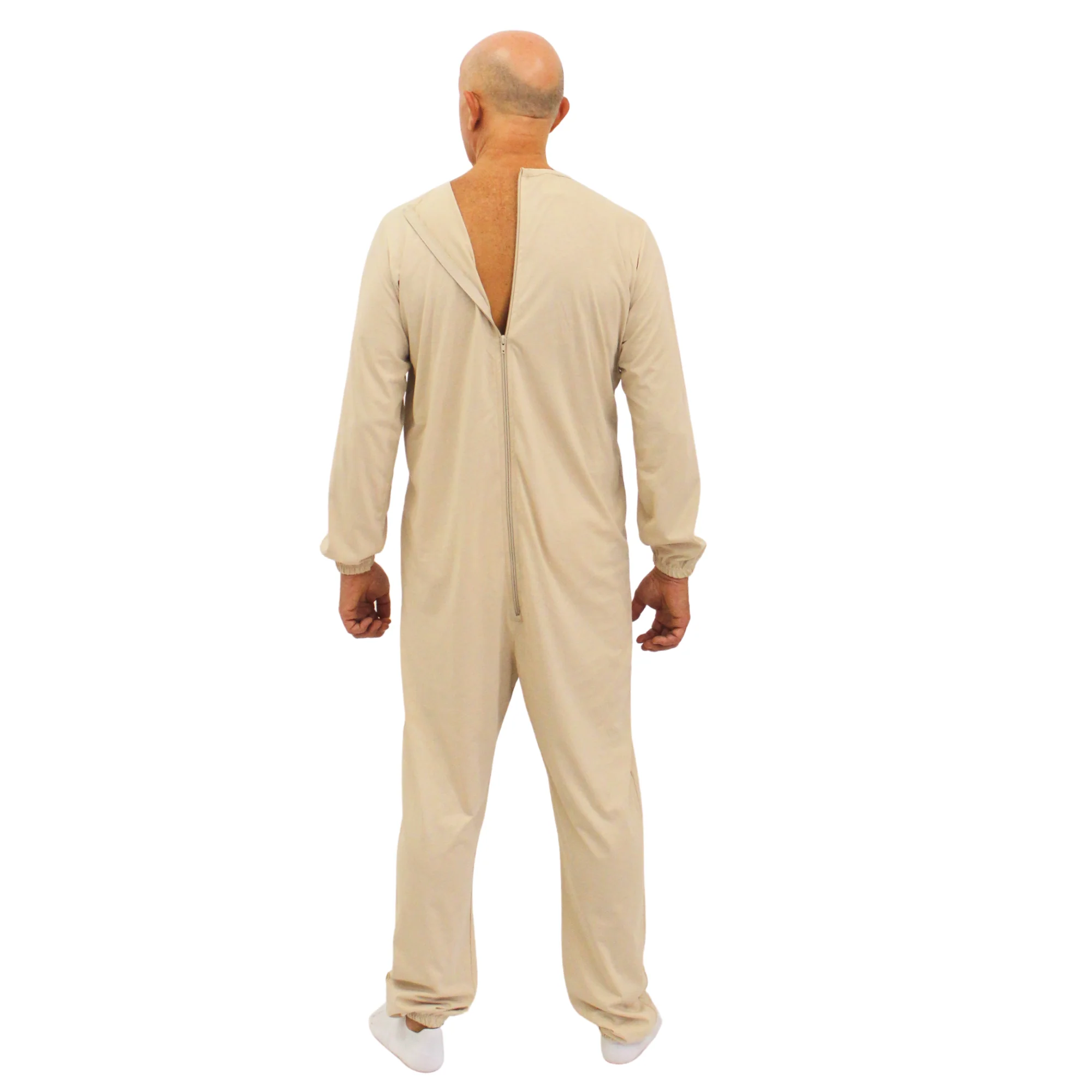 Pigiama Sanitario Girocollo Zip in 100% Cotone Manica Lunga e Pantalone Lungo - 9015/1 ML PL - Image 8