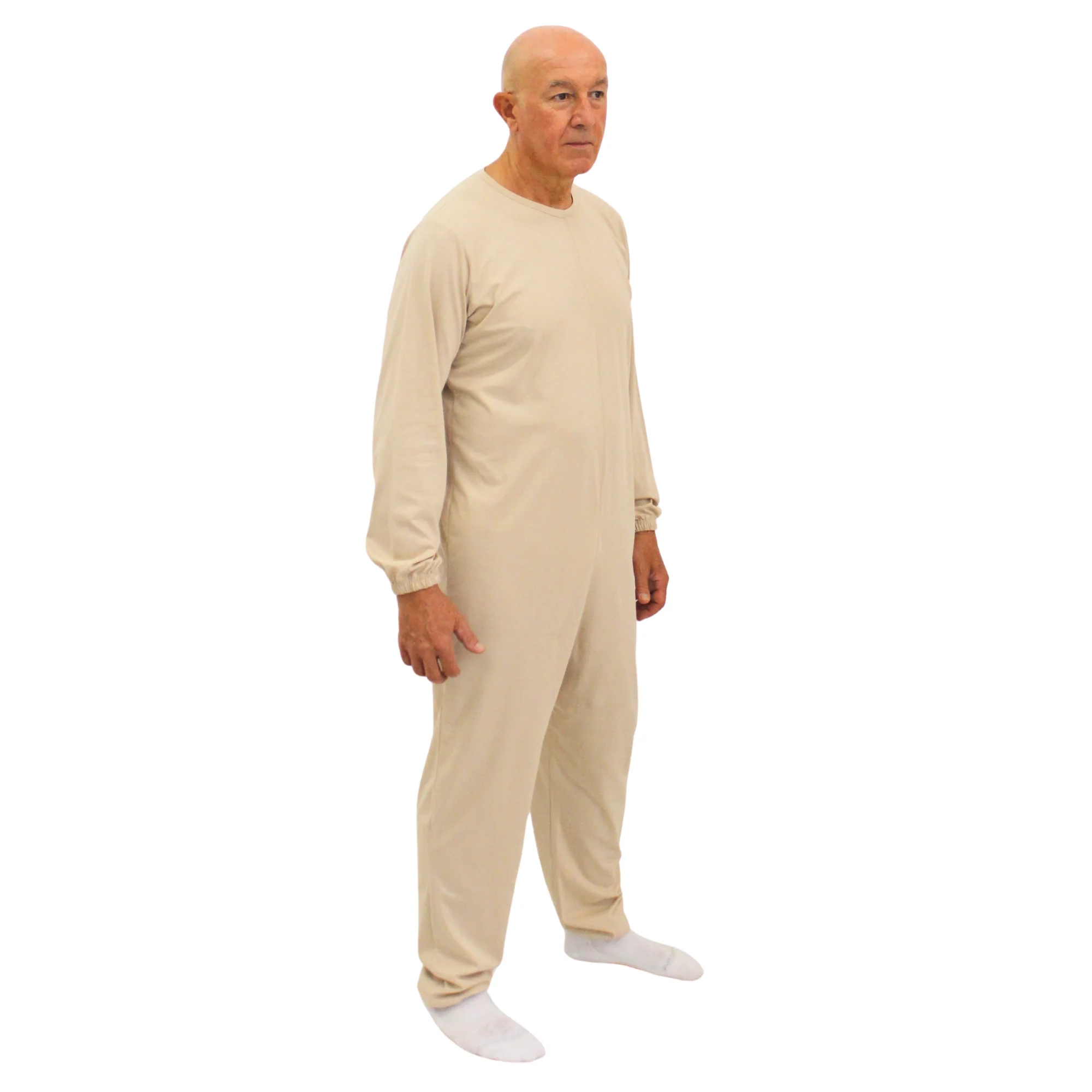 Pigiama Sanitario Girocollo Zip in 100% Cotone Manica Lunga e Pantalone Lungo - 9015/1 ML PL - Image 9