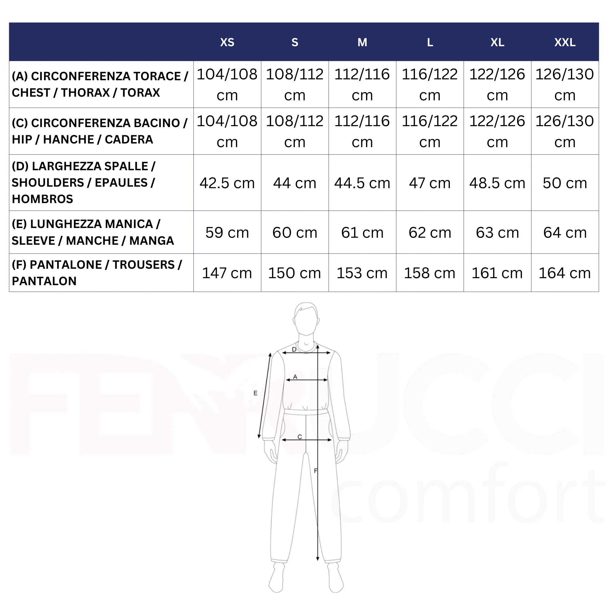 Pigiama Sanitario Invernale Intero Bicolore Felpato Unisex con Zip Posteriore | Tutone Intero per Anziani, Alzheimer | Ferrucci Comfort - 9023-F - Image 12