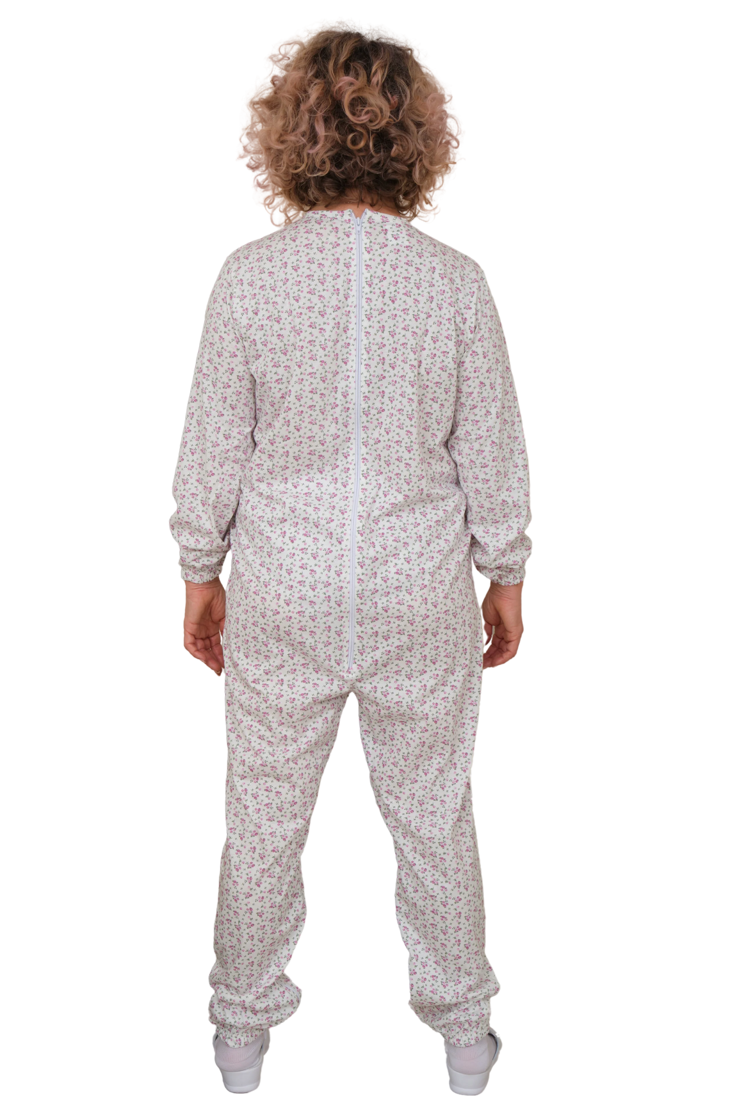 Pigiama Sanitario estivo con 2 zip/cerniere posteriore e interno gamba 100% cotone - 9012/2 - Image 9