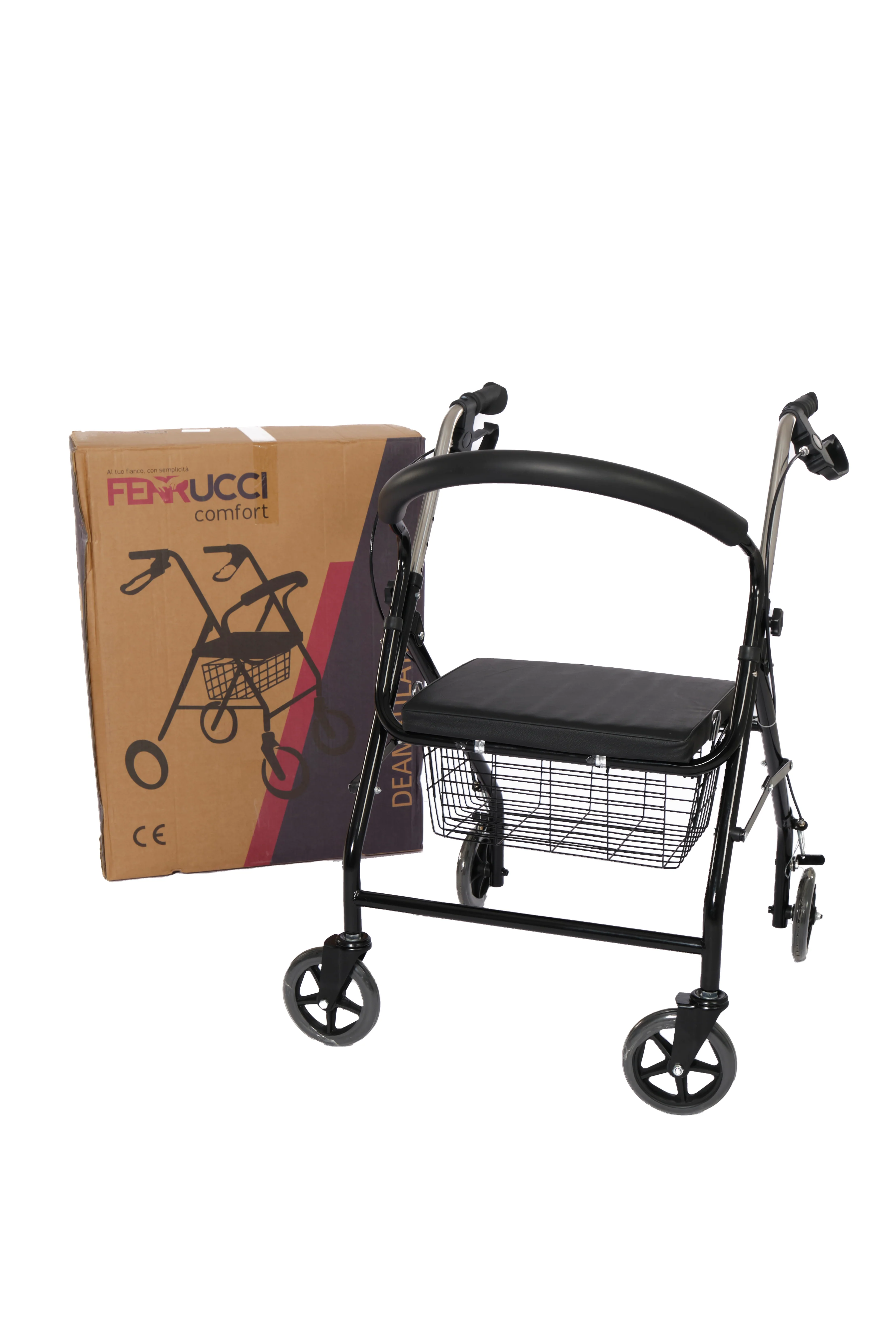 Rollator in alluminio Professionale per Anziani Leggero - Capacità fino a 120 kg - Richiudibile - Image 6