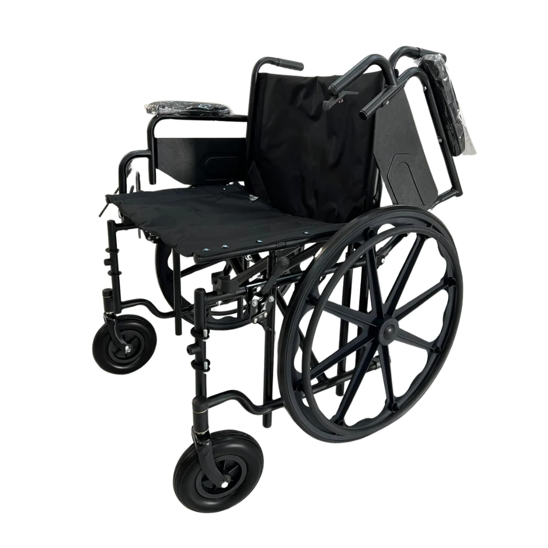 Sedia a rotelle larghezza speciale 61cm | Comoda, ergonomica e professionale, bariatrica | Capacità fino a 150kg - Image 5