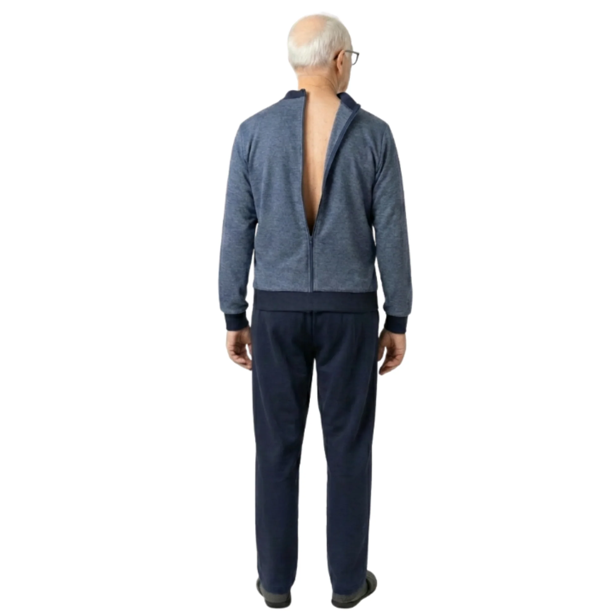 Tuta Intera Adattiva Anti-manipolazione per Esterno da Uomo, Invernale con Chiusura Zip Posteriore - 9051 - Image 6