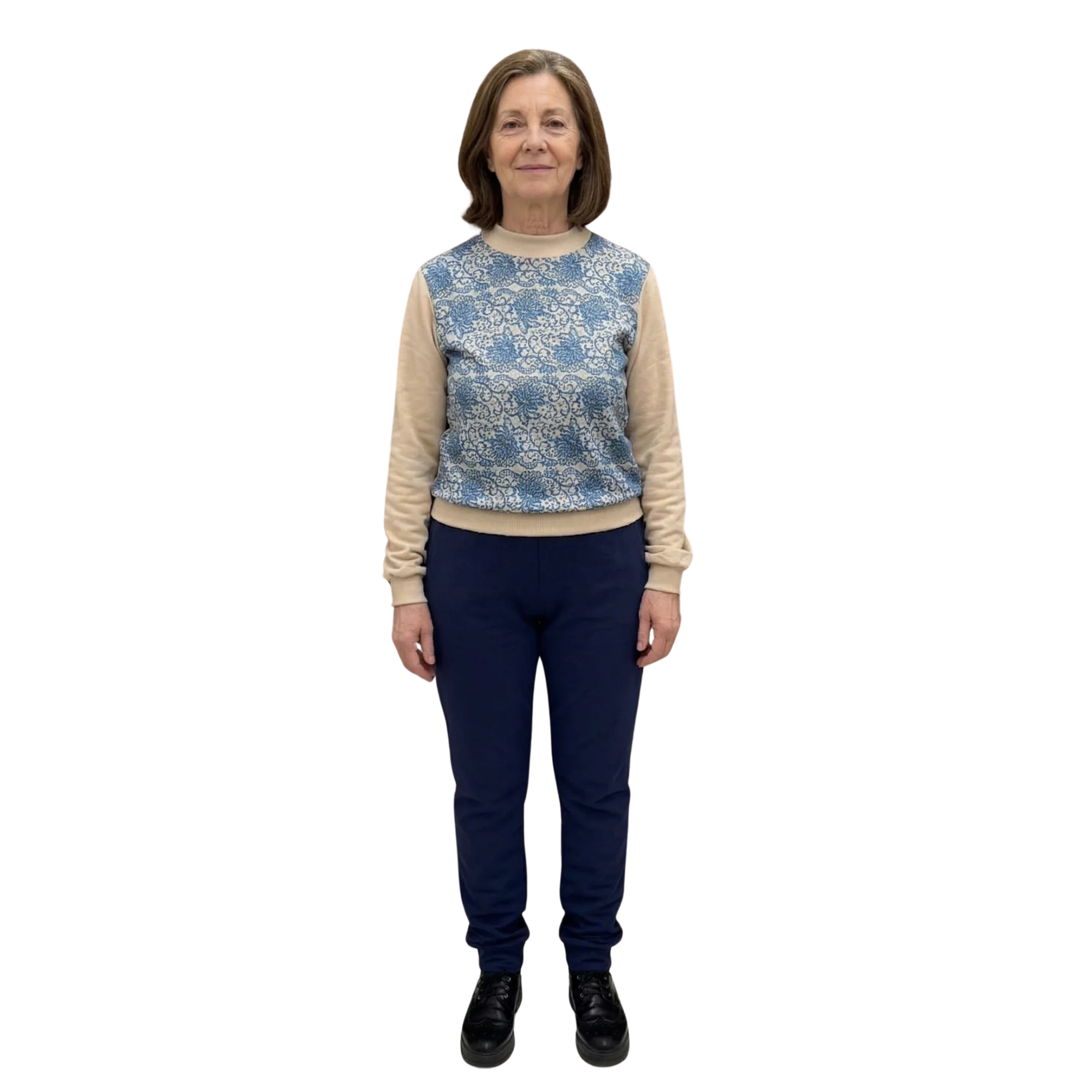 Tuta Lupetto Donna Invernale per Anziane con Zip Posteriore e tessuto idrofobico | Abbigliamento Adattivo Alzheimer | Ferrucci Comfort - 9025 - Image 6