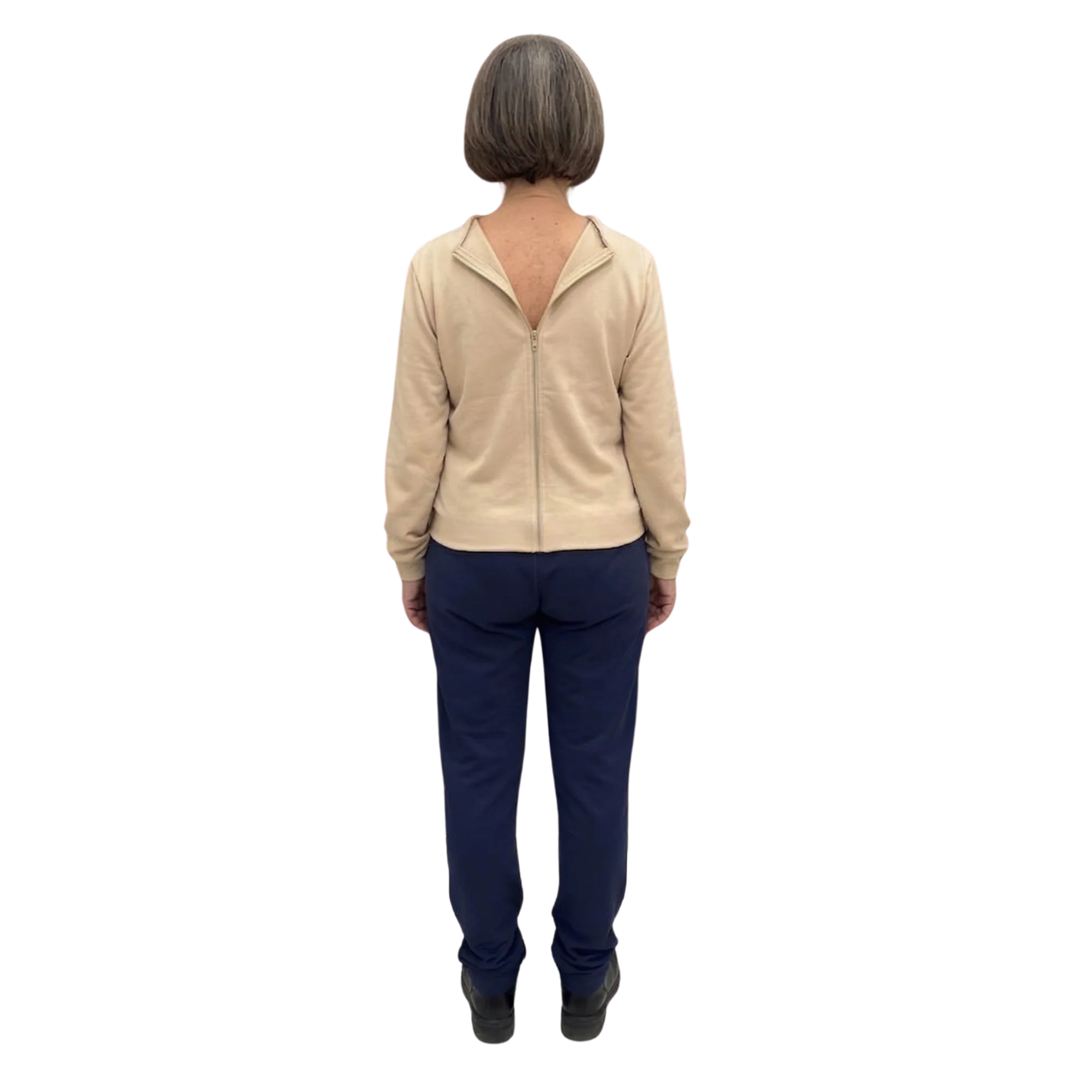 Tuta Lupetto Donna Invernale per Anziane con Zip Posteriore e tessuto idrofobico | Abbigliamento Adattivo Alzheimer | Ferrucci Comfort - 9025 - Image 7