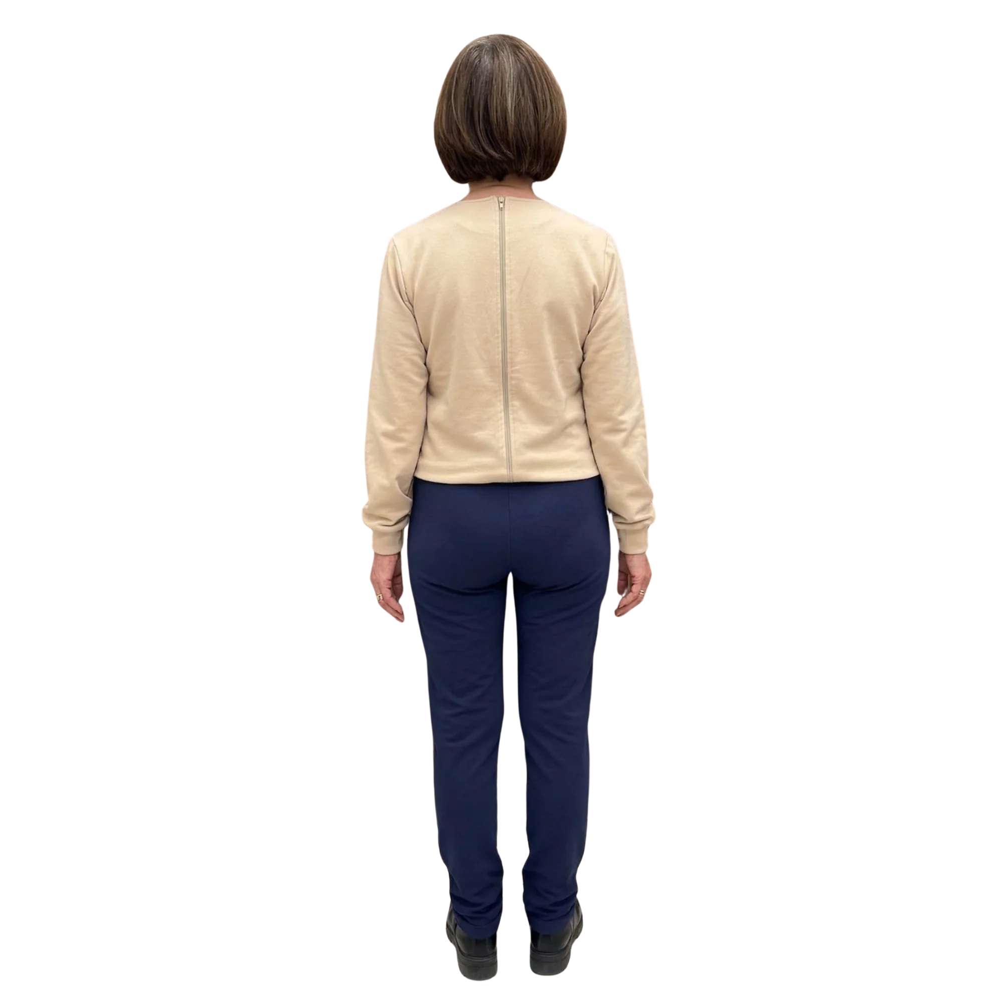 Tuta Lupetto Donna Invernale per Anziane con Zip Posteriore e tessuto idrofobico | Abbigliamento Adattivo Alzheimer | Ferrucci Comfort - 9025 - Image 8