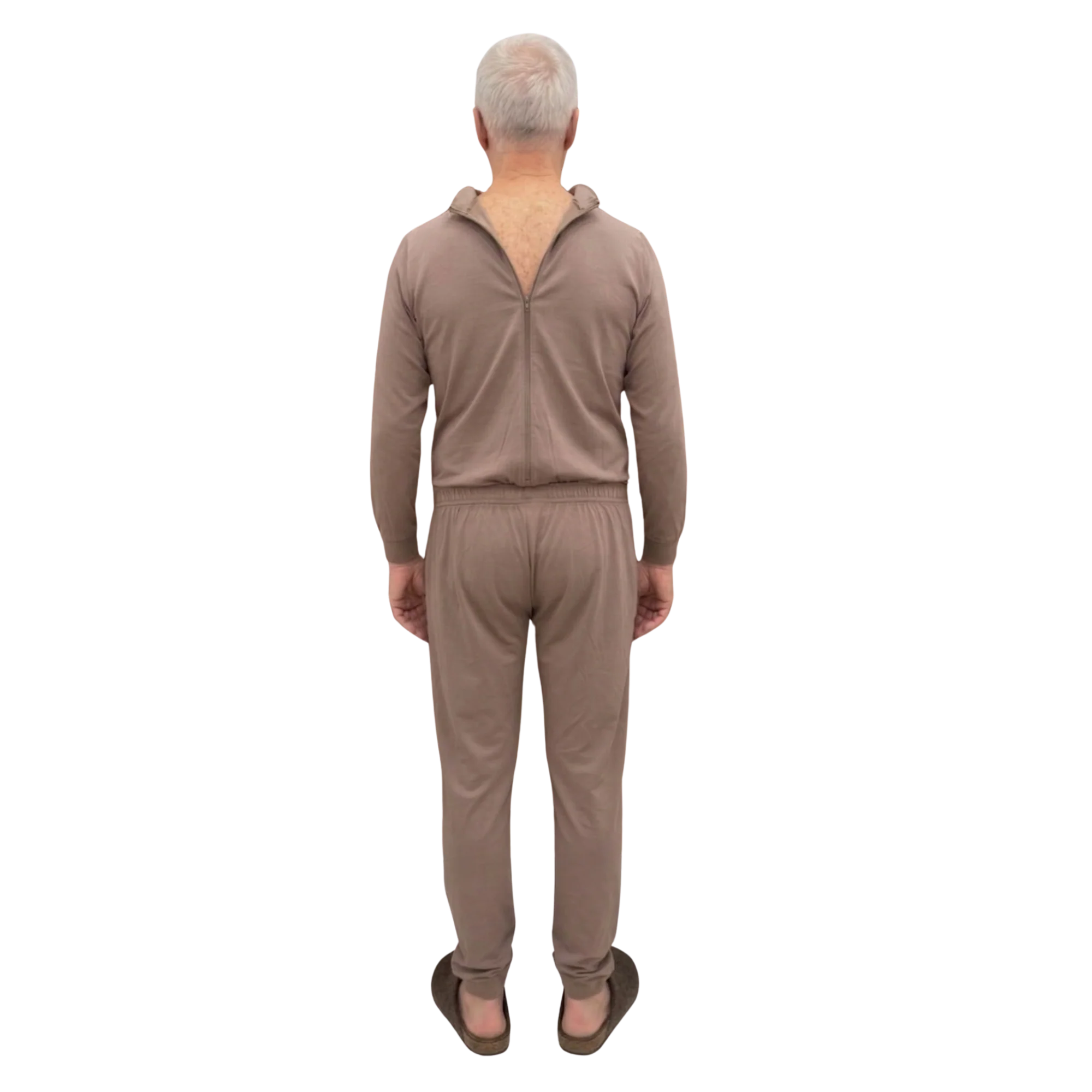 Tuta Polo Uomo Cotone per Anziani con Zip Posteriore, tessuto idrofobico | Abbigliamento Adattivo per Alzheimer | Ferrucci Comfort - 9026 - Image 8