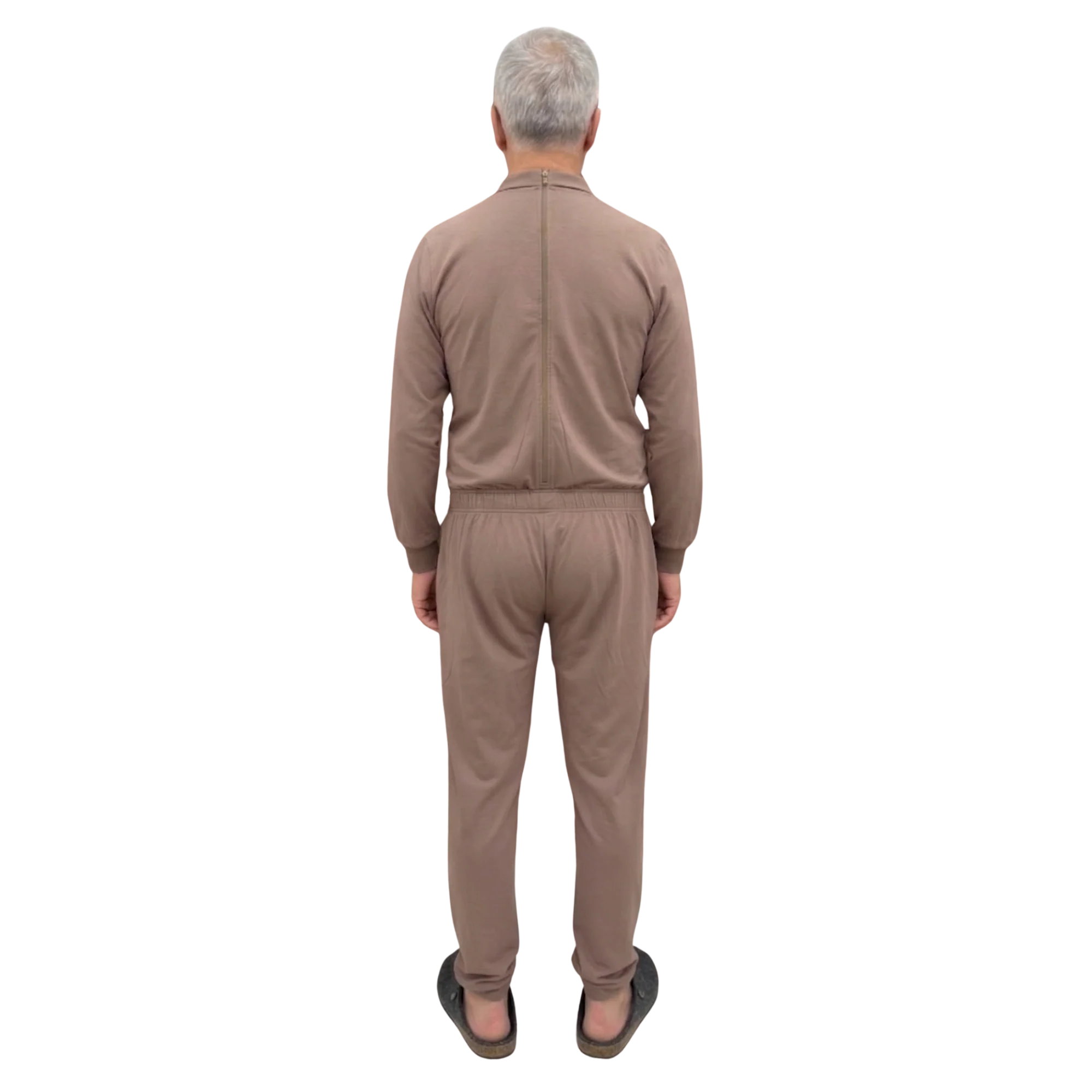 Tuta Polo Uomo Cotone per Anziani con Zip Posteriore, tessuto idrofobico | Abbigliamento Adattivo per Alzheimer | Ferrucci Comfort - 9026 - Image 9